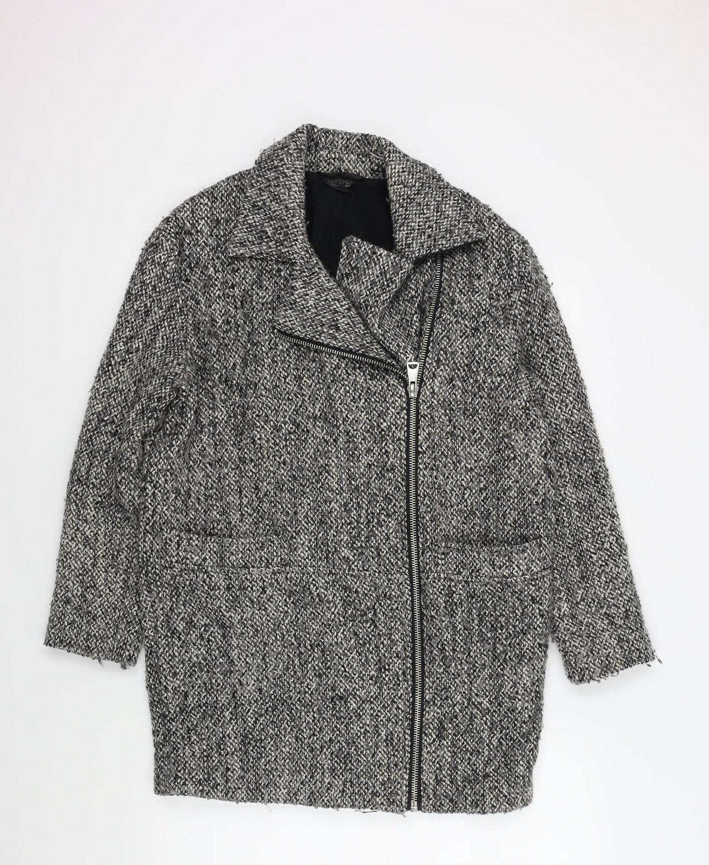 Topshop Womens Black   Jacket  Size 6