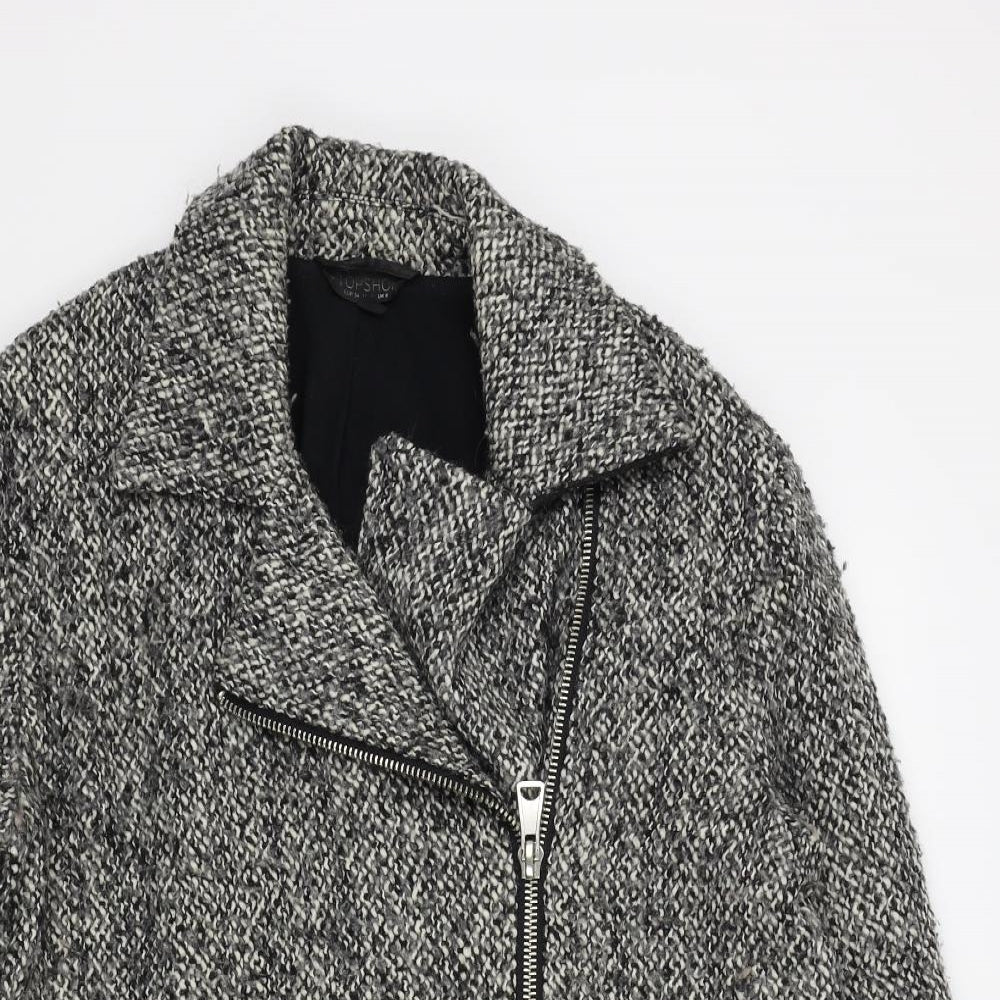 Topshop Womens Black   Jacket  Size 6