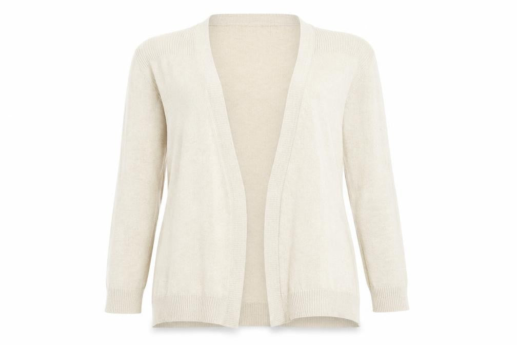 Marks & Spencer Womens Beige   Cardigan Jumper Size 12