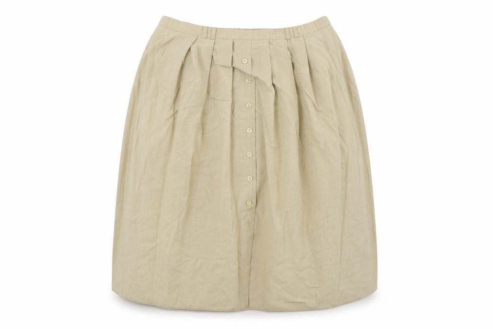 Bonmarché Womens Beige Flare Skirt Size 22 in