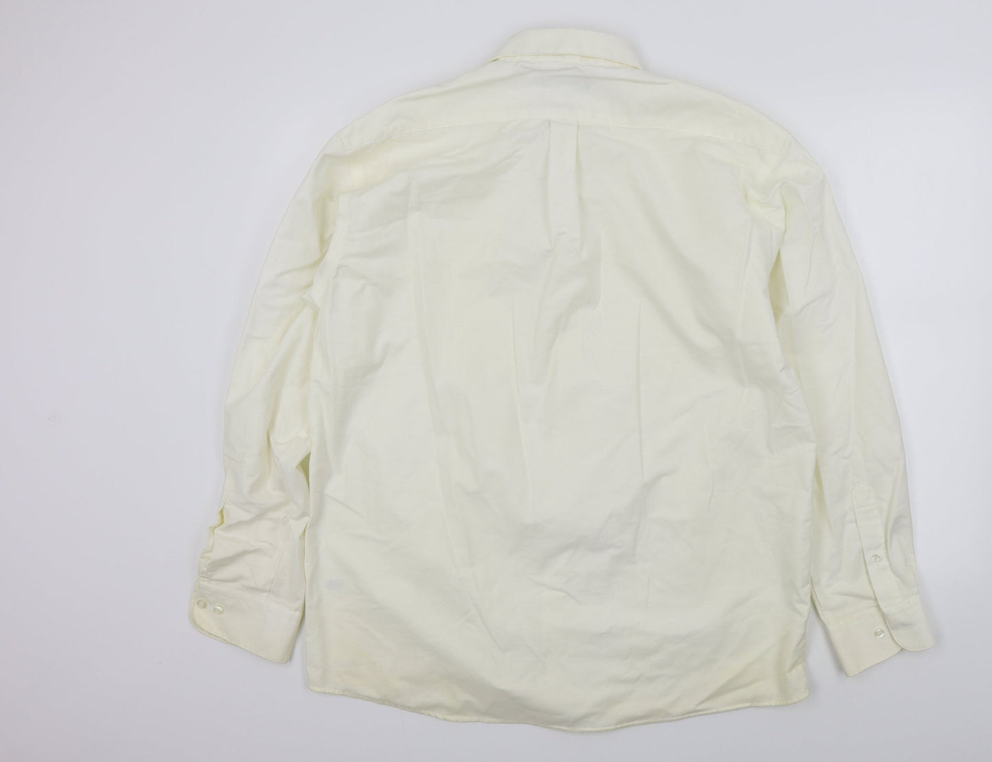Double TWO Mens Beige    Button-Up Size L