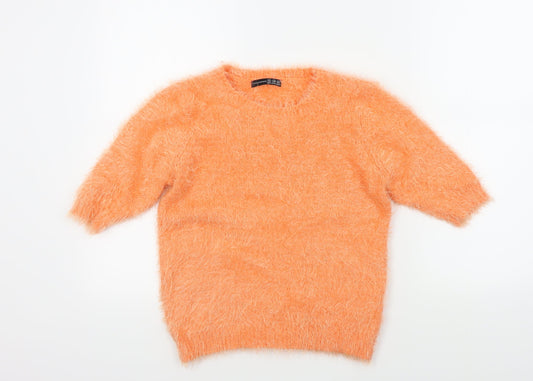 Primark Womens Orange   Pullover Jumper Size 12