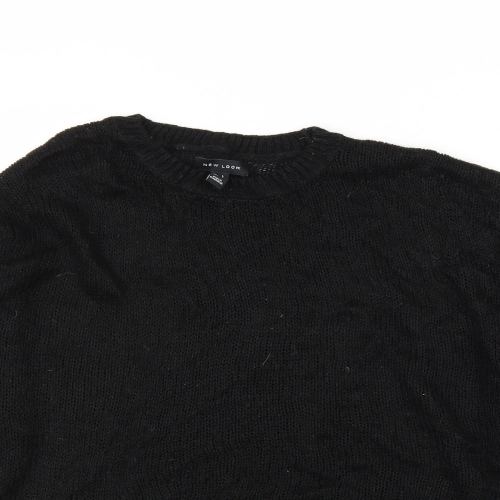 New Look Womens Black   Pullover Jumper Size L