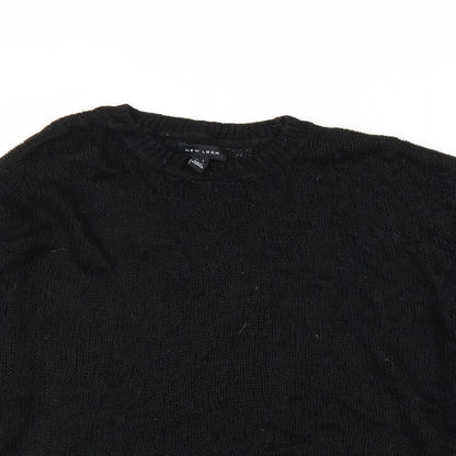 New Look Womens Black   Pullover Jumper Size L