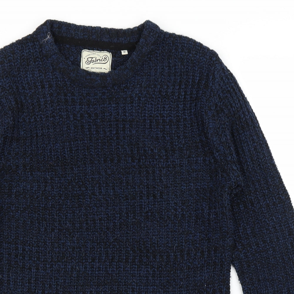Fabric 8 Mens Blue   Pullover Jumper Size M
