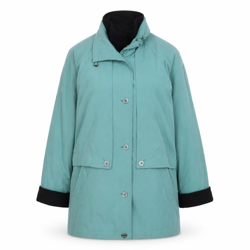 Preworn Womens Green   Overcoat Coat Size 12