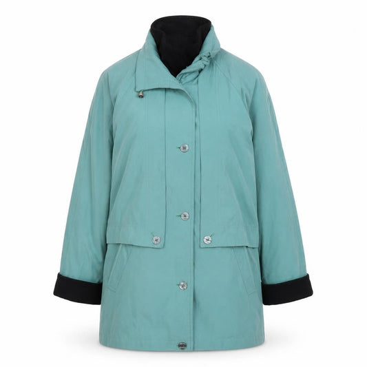 Preworn Womens Green   Overcoat Coat Size 12
