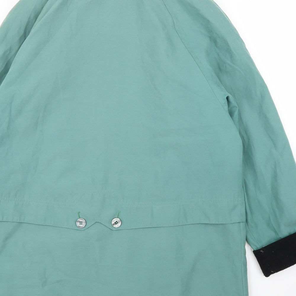 Preworn Womens Green   Overcoat Coat Size 12