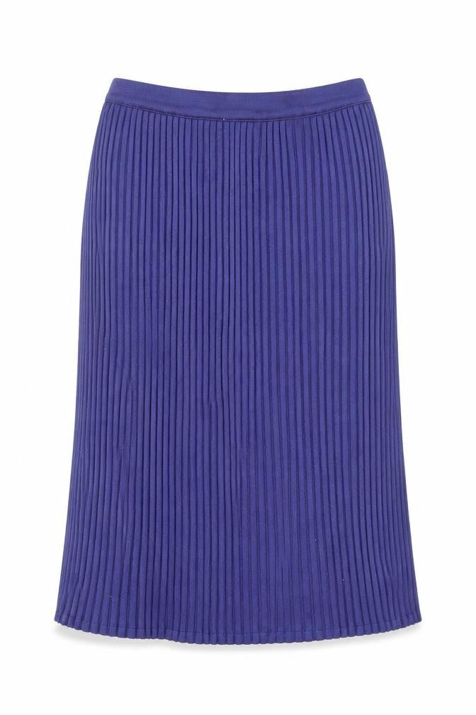 Preworn Womens Blue   A-Line Skirt Size 16