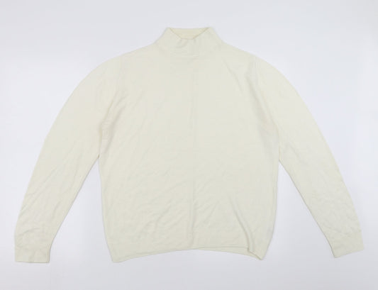 Marks and Spencer Womens Ivory   Pullover Jumper Size 12