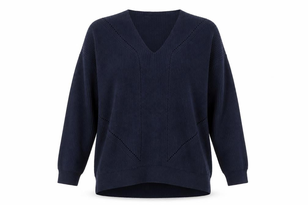 Capsule Womens Blue Pullover Jumper Size L