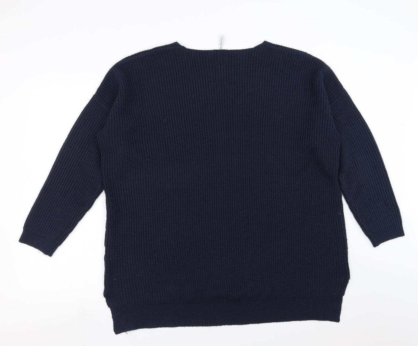 CAPSULE Womens Blue   Pullover Jumper Size L