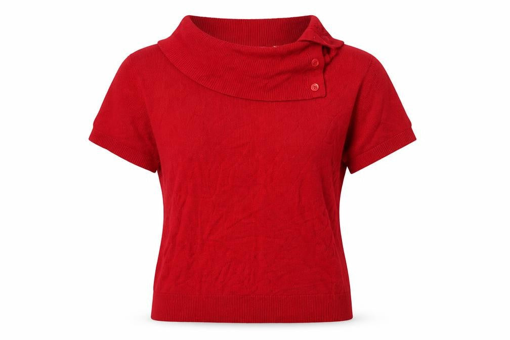 New Look Womens Red   Pullover Jumper Size 12