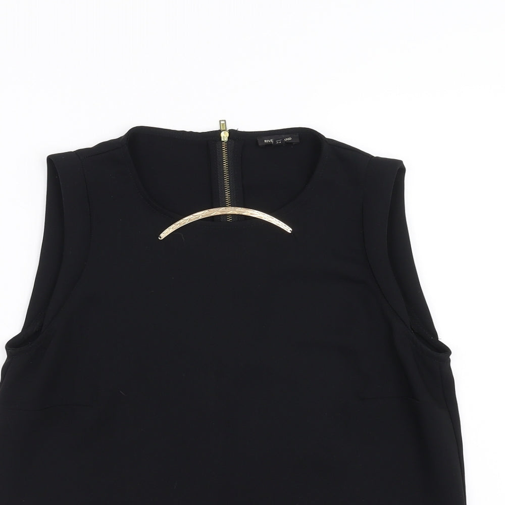 River Island Womens Black   Basic Blouse Size 8