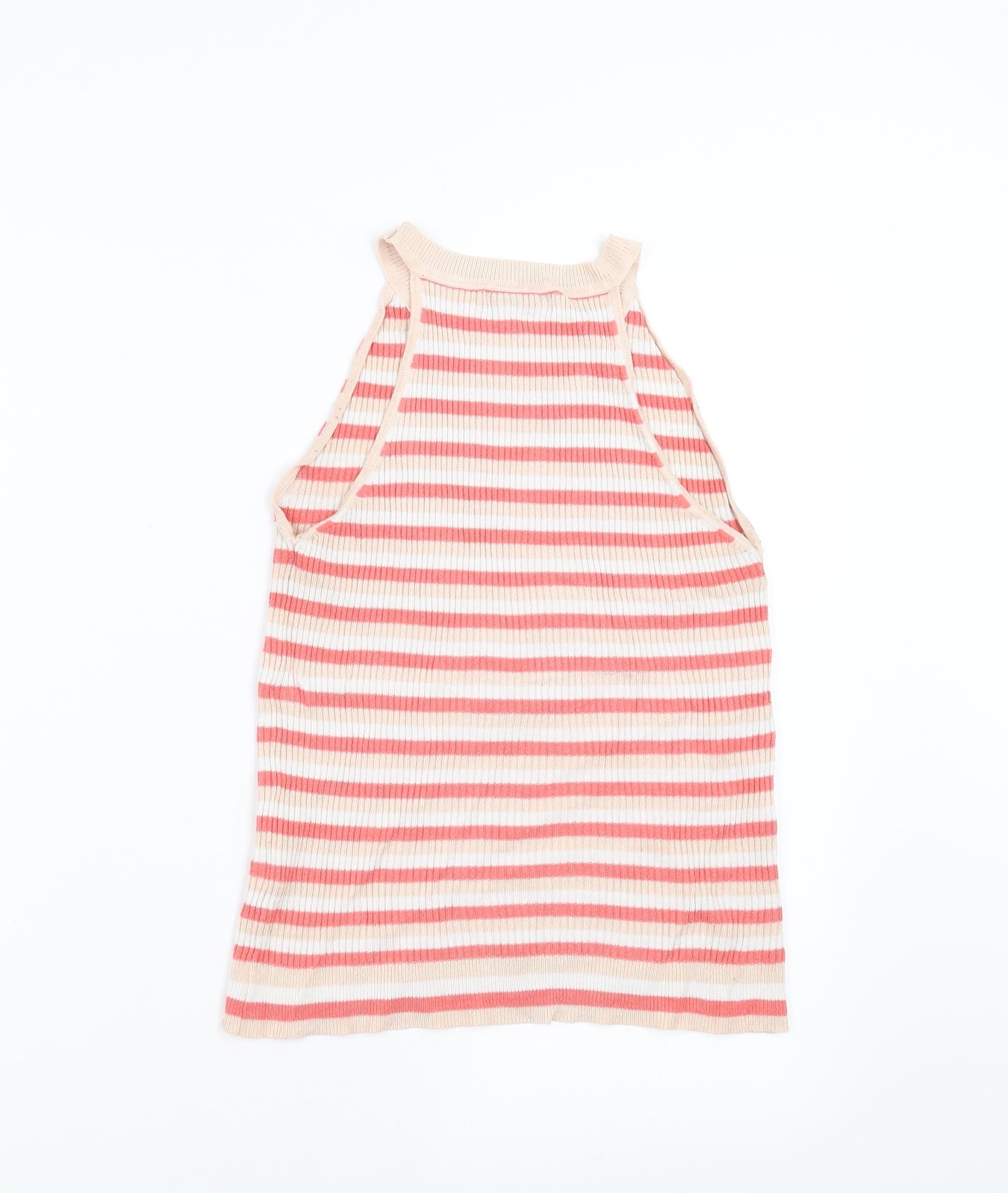 Primark Womens Pink Striped  Pullover Jumper Size 12