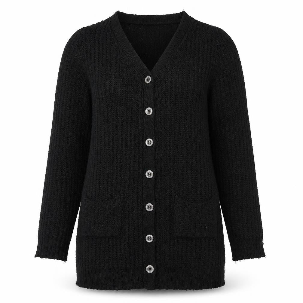 Ze-Ze Womens Black   Cardigan Jumper Size M