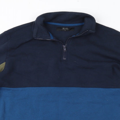 Matalan Mens Blue   Pullover Sweatshirt Size S