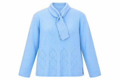 Future Lady Womens Blue   Pullover Jumper Size L