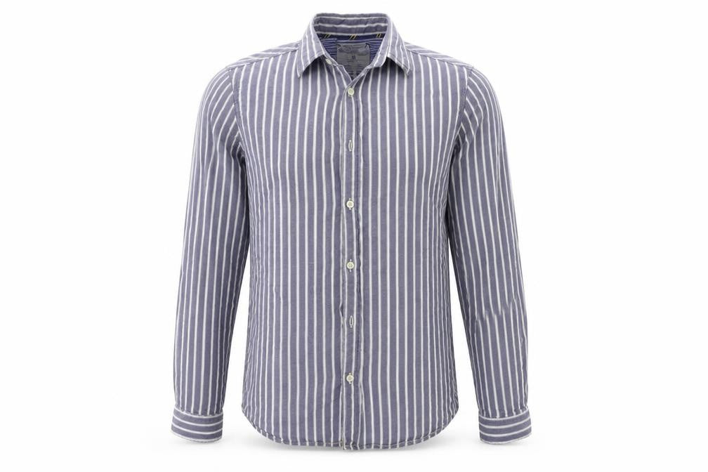 NEXT Mens Black Striped   Button-Up Size M