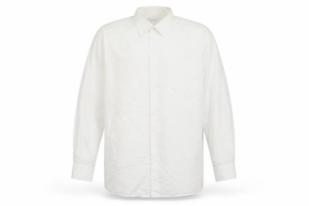 royal gold Mens Silver    Button-Up Size 16.5