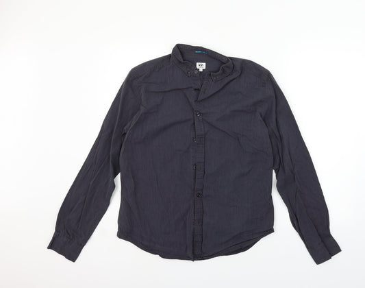 John Lewis Mens Grey    Button-Up Size M