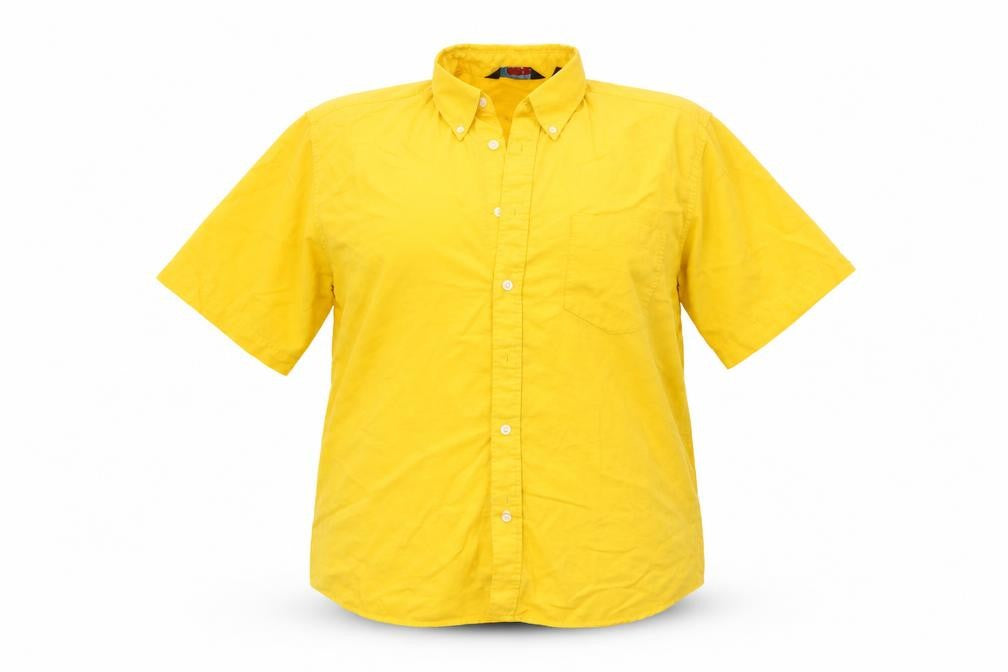 honest Womens Yellow   Basic Button-Up Size M