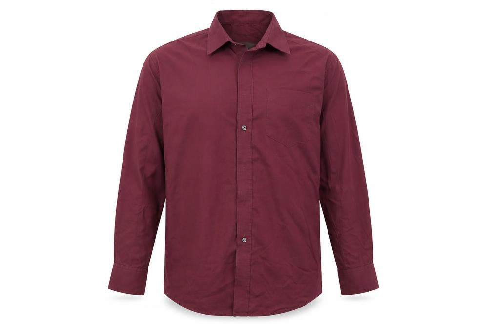 Marks & Spencer Mens Purple    Button-Up Size 15.5