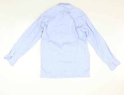 Louis Philippe Mens Blue    Button-Up Size 15