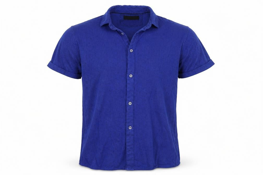 ACW85 Mens Blue    Button-Up Size L