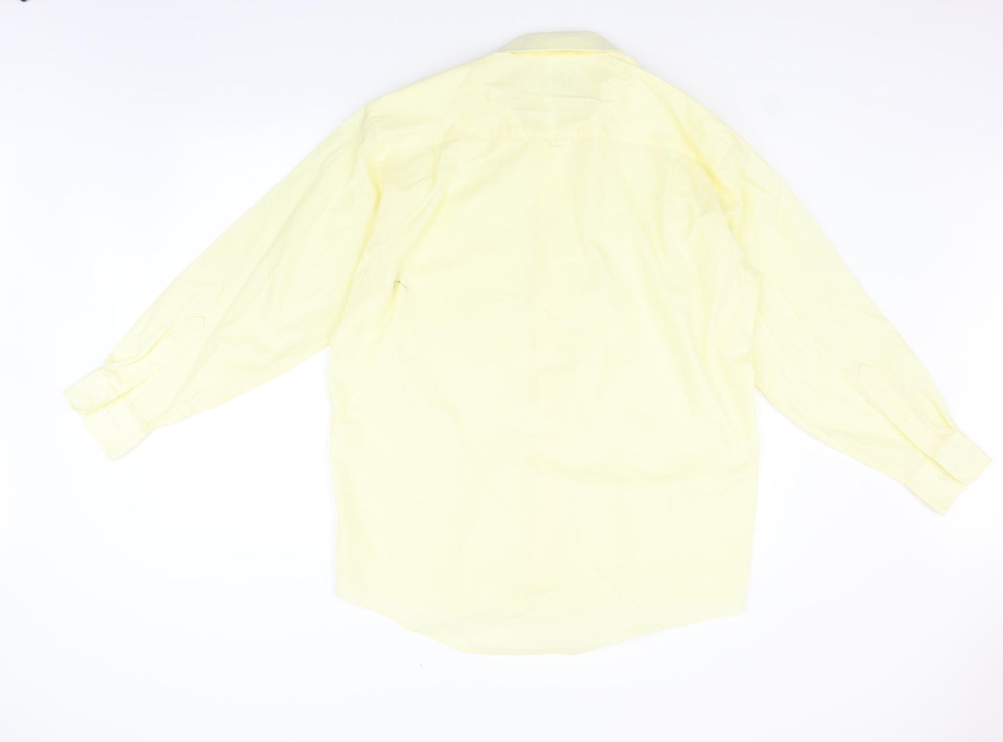 ENRO Mens White    Button-Up Size 16
