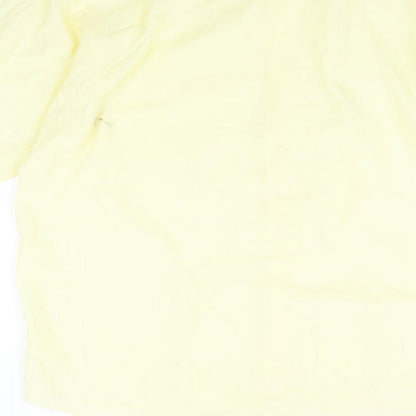 ENRO Mens White    Button-Up Size 16