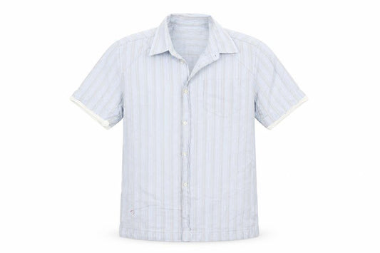 Next Mens Blue Striped   Button-Up Size M
