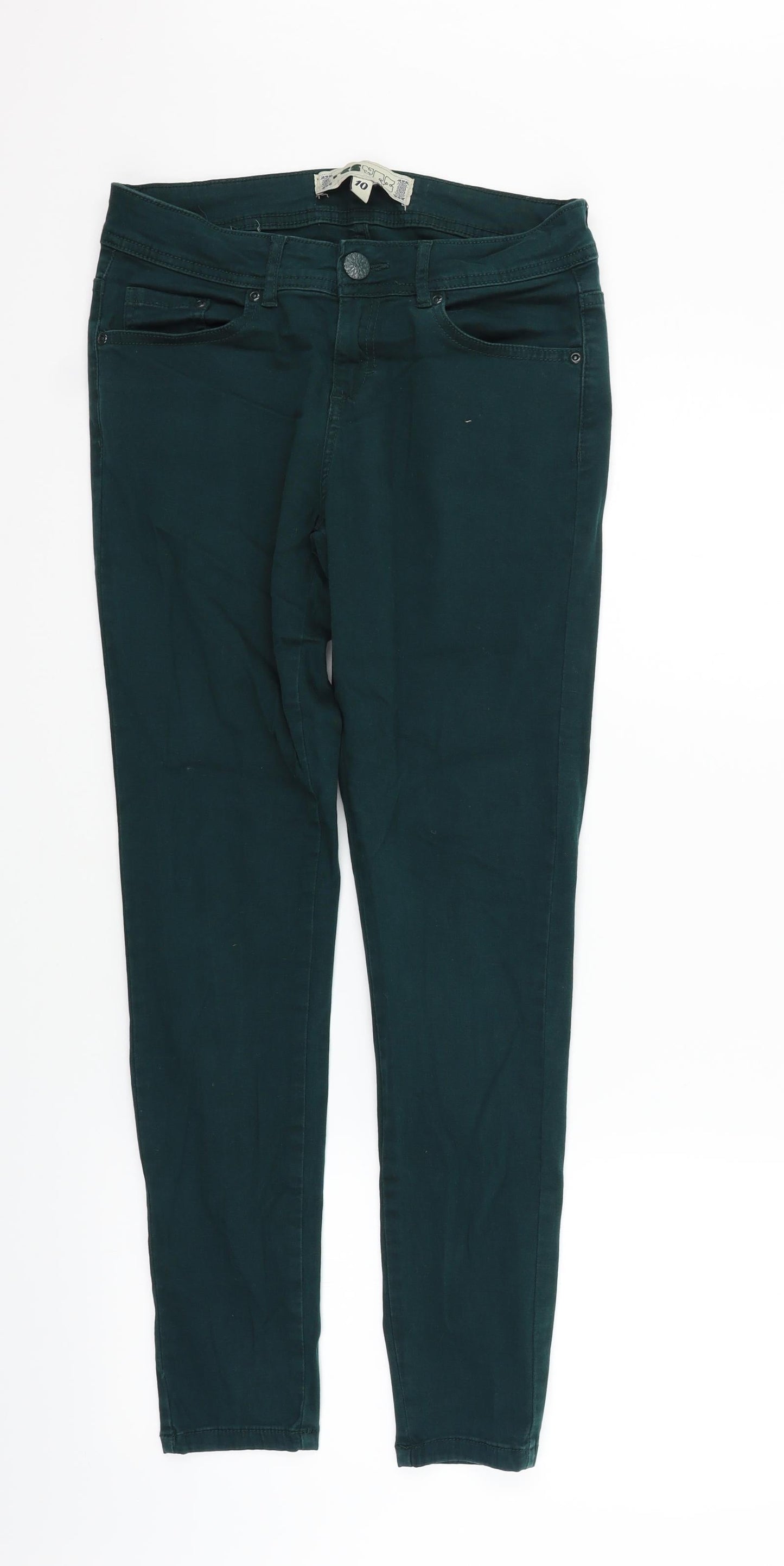YES YES Womens Green   Trousers  Size 10 L27 in
