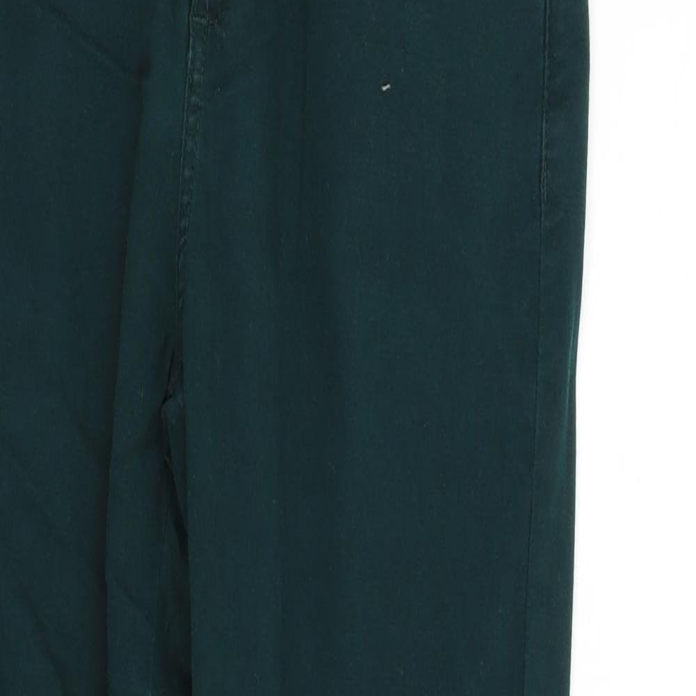 YES YES Womens Green   Trousers  Size 10 L27 in