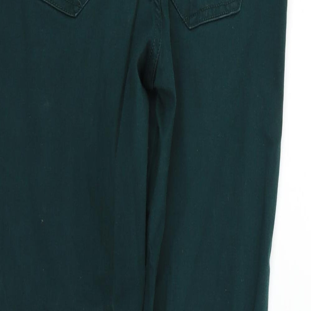 YES YES Womens Green   Trousers  Size 10 L27 in