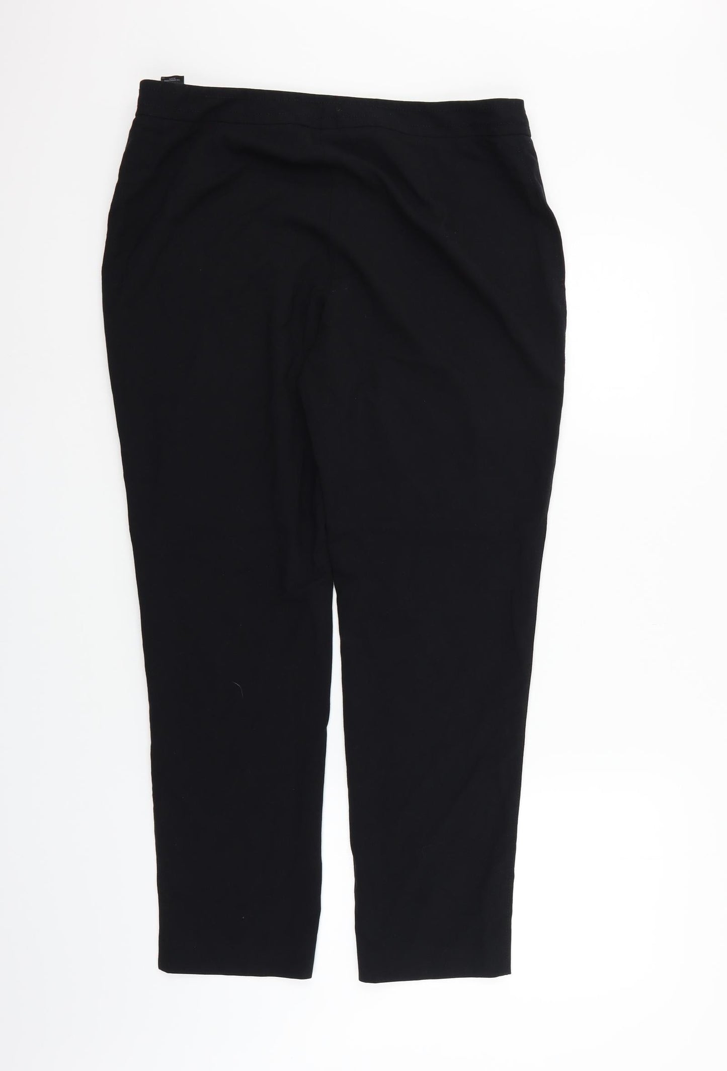 Marks and Spencer Womens Black   Trousers  Size 14 L26 in