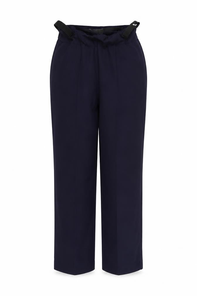 EWM Womens Black   Trousers  Size 16 L30 in - Elastic Waist Band