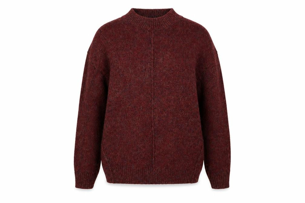 Topshop Womens Red   Henley Jumper Size 10