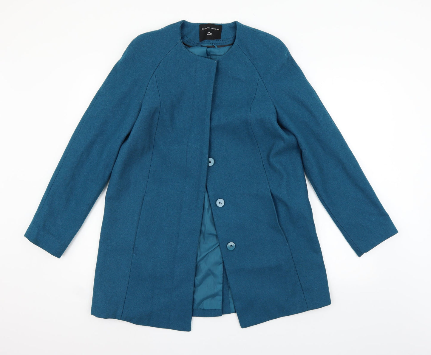 Dorothy Perkins Womens Blue   Jacket Coat Size 10