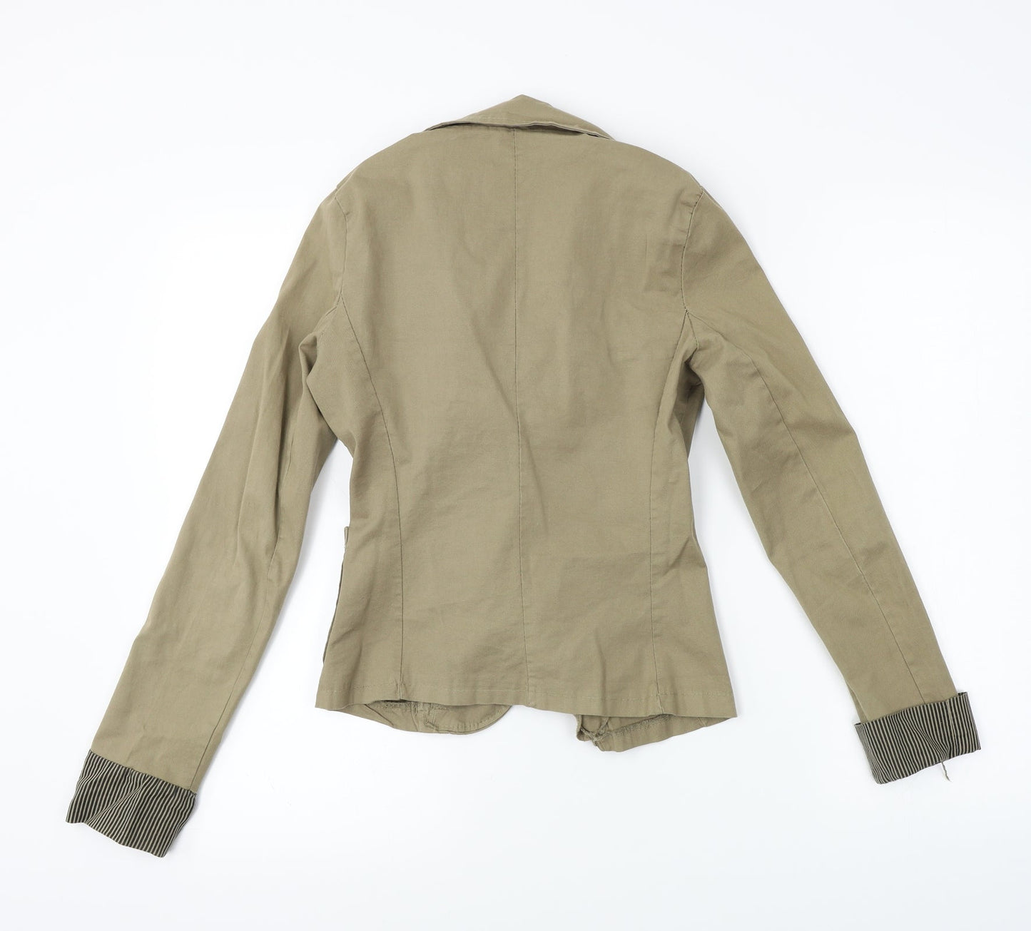 Preworn  Womens Green   Jacket Coat Size M