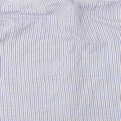 MALDINI  Mens Blue Check   Button-Up Size XL