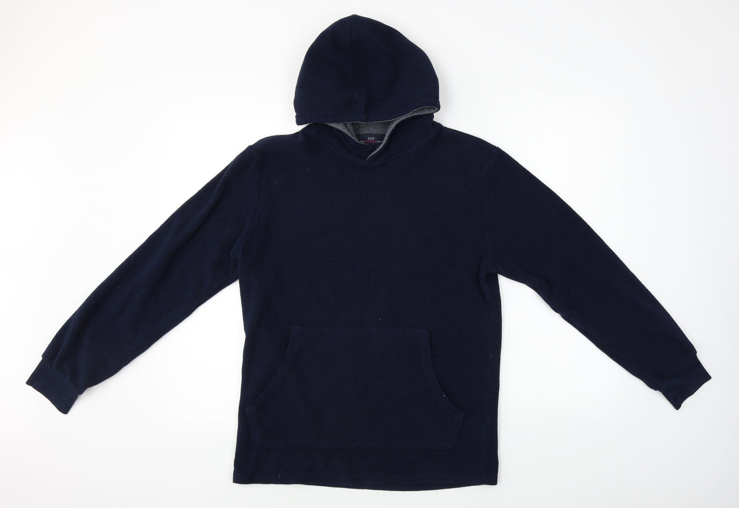 Easy  Mens Blue   Pullover Hoodie Size S