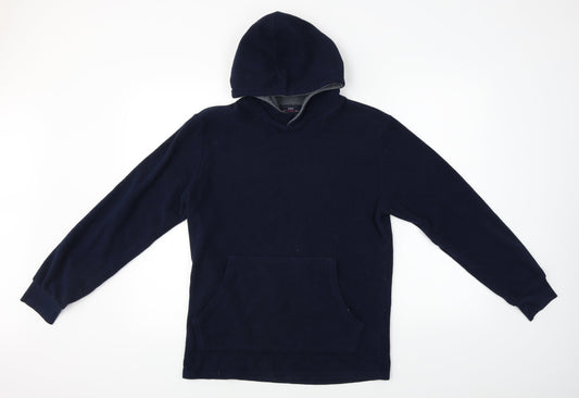 Easy  Mens Blue   Pullover Hoodie Size S