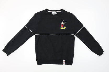 Preloved Disney  Womens Black   Pullover Jumper Size XS - Front