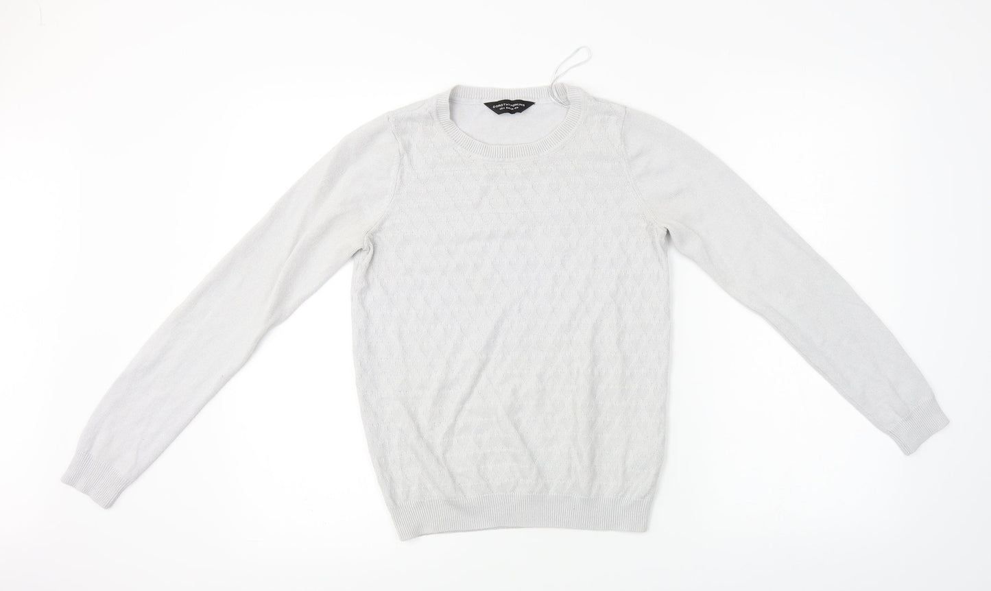 Dorothy Perkins  Womens Grey   Pullover Jumper Size 8