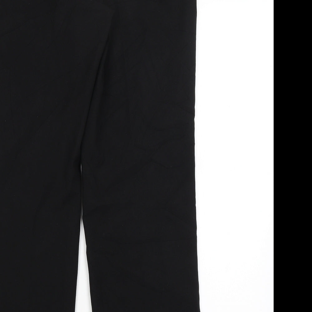 F&F Womens Black   Trousers  Size 10 L27.5 in