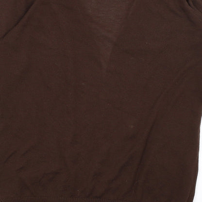F&F Womens Brown   Wrap Jumper Size 14