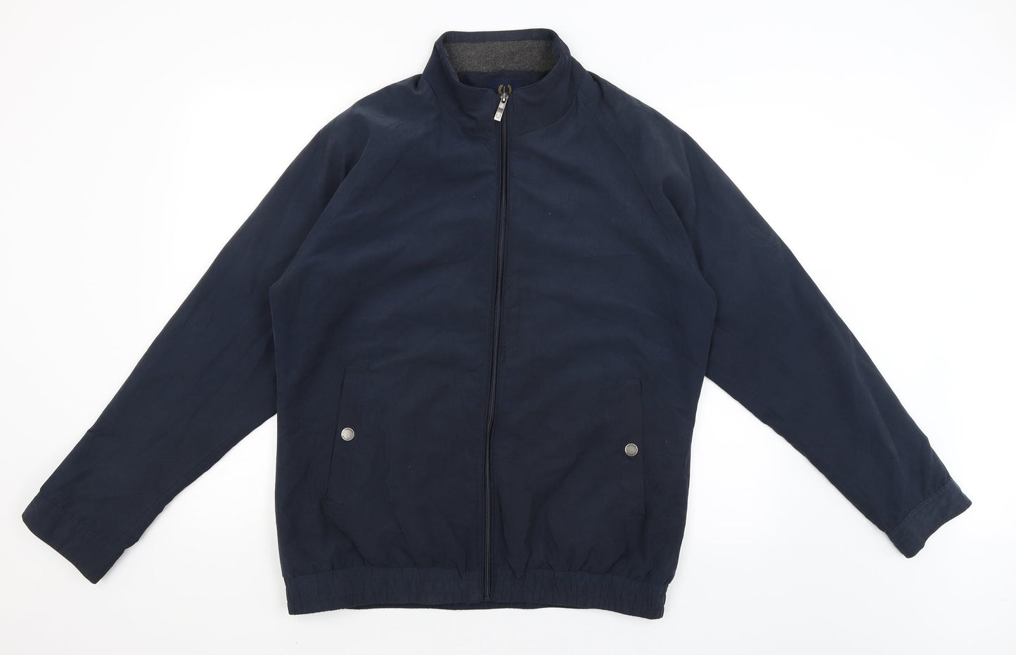 Lincoln Mens Blue   Windbreaker Coat Size M