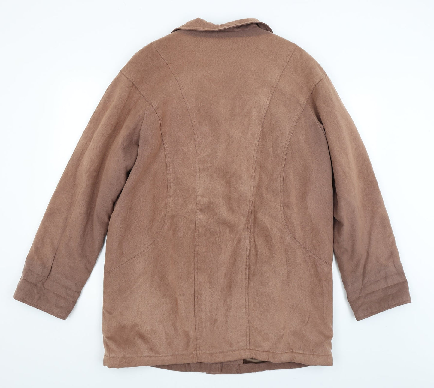BHS Womens Brown   Overcoat Coat Size 14