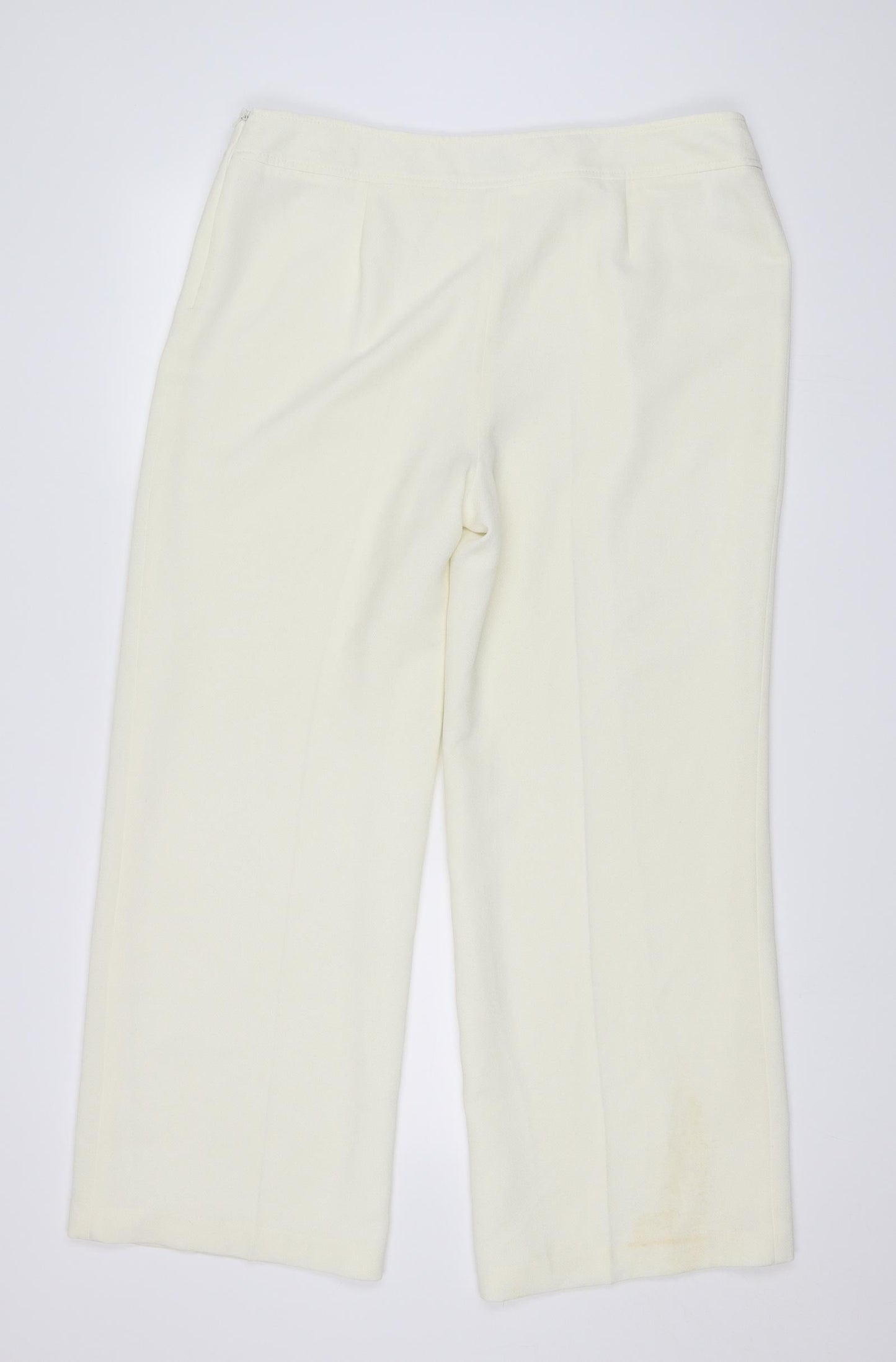 CC Womens Ivory   Trousers  Size 16 L29.5 in